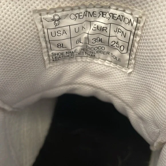 ✨RARE✨Y2K✨Creative Recreation DiCoco Sneakers ✨. Gold & Mint ✨ Y2K Vibe - Picture 8 of 10